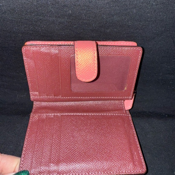 Coach Coral Leather Satchel and Matching Wallet - Picture 15 of 16